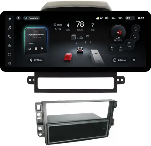Магнитола для Chevrolet Captiva 2006-2011 (перенос БК вниз) - Teyes CC4PRO монитор 12.3" 2K QLED + рамка 9, Android 13, Быстрейшая, Snapdragon 778G, ИИ, CarPlay, DSP, 4G SIM-слот