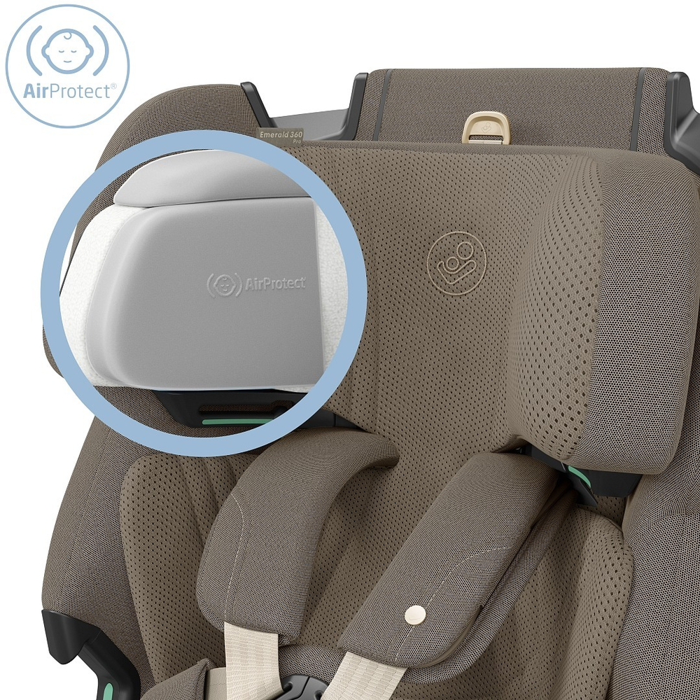 Автокресло Maxi-Cosi Emerald 360 Pro (0-36 кг), Authentic Truffel