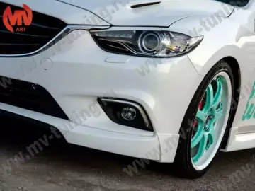 Клыки переднего бампера №1 SkeActivSport для Mazda 6 GJ