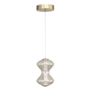 Подвесной светильник LED 6W 3000K SL6136.203.01 золотистый/коньячный Spine ST-Luce