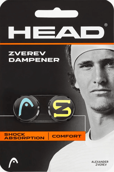 Виброгаситель Head Zverev Dampener (2 шт.), арт. 285120-BLYW