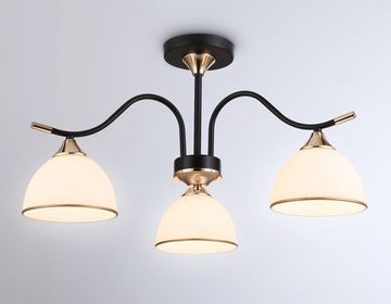 Потолочный светильник 3*Е27 TR3161/3 BK/FGD чёрный/золото Modern Ambrella