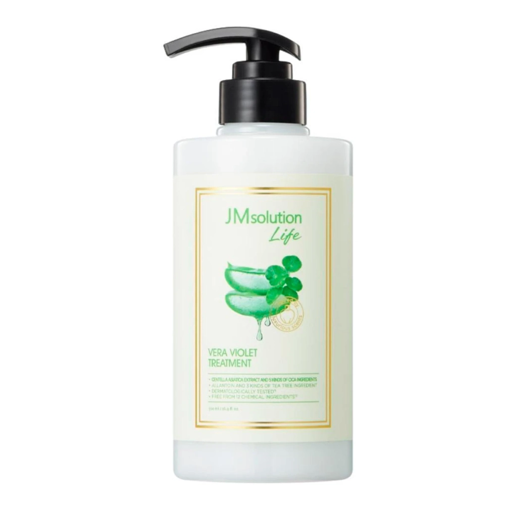 Маска-бальзам для волос успокаивающая JMsolution Life Vera Violet Treatment