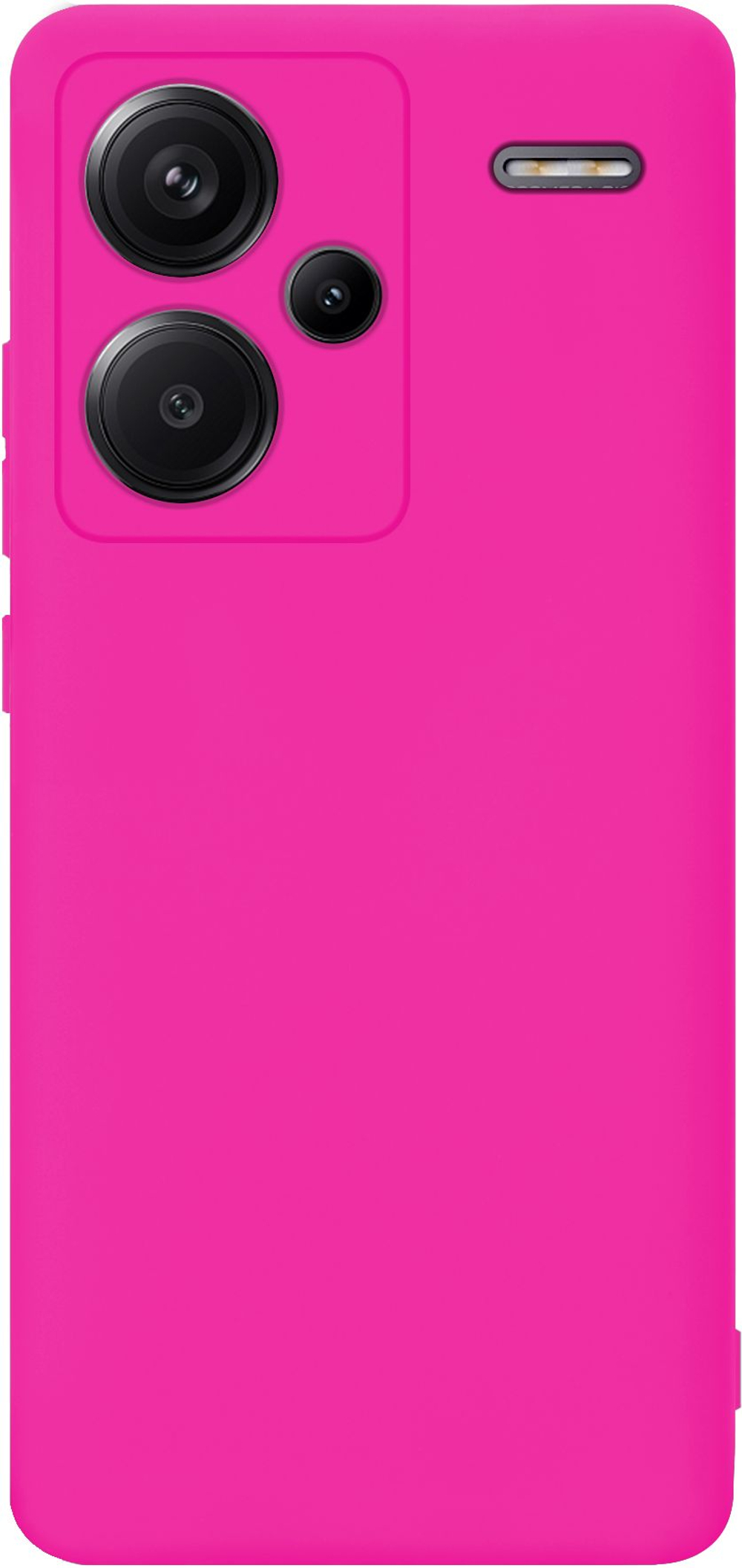 Мягкий Soft Touch чехол из силикона для XIAOMI REDMI NOTE 13 PRO PLUS с бархатной подкладкой