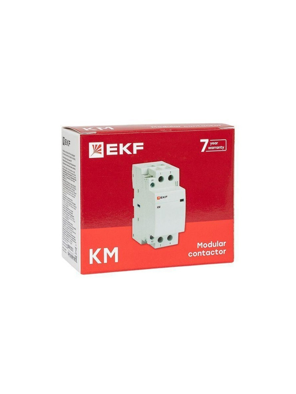 Контактор модульный КМ 32А 2NО (2 мод.) EKF km-2-32-20