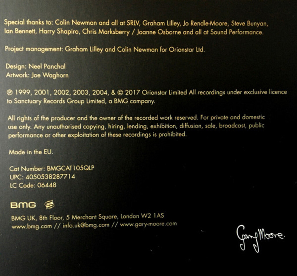 Gary Moore / Blues And Beyond (4LP)
