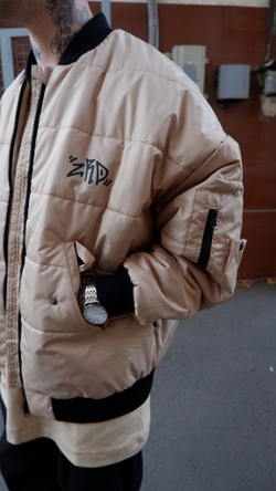 Бомбер ZRD Tag Бежевый