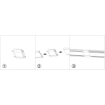 RL 06101 straight connector BK Reluce