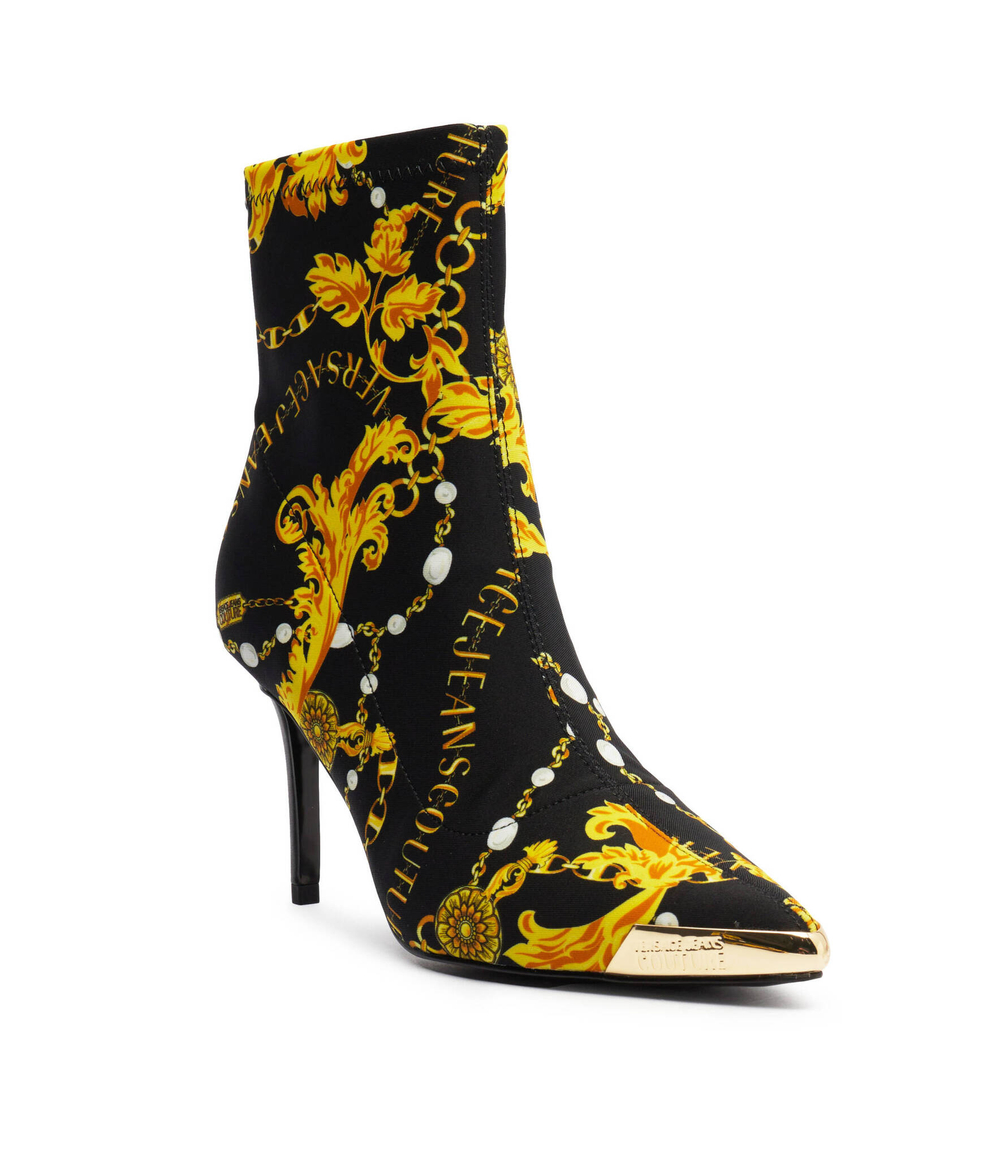 Ботильоны на шпильке Versace Jeans Couture - черный(77VA3S51ZS371)