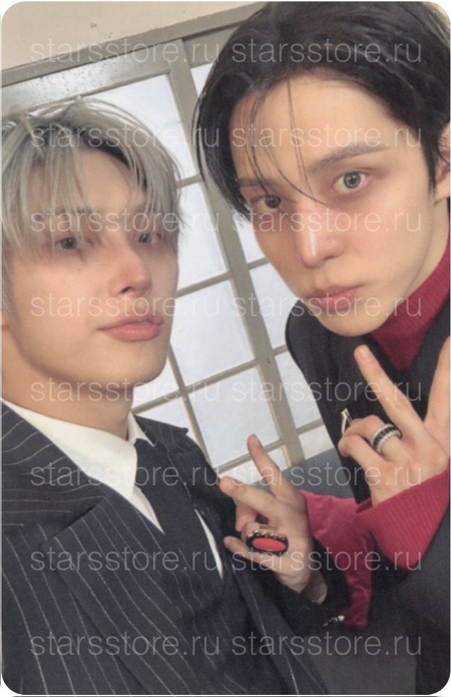 Фотокарта Mingi &amp; Yunho ATEEZ - GOLDEN HOUR : Part.5 (SOUNDWAVE)