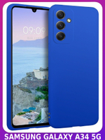 Мягкий Soft Touch чехол из силикона для SAMSUNG GALAXY A34 с бархатной подкладкой
