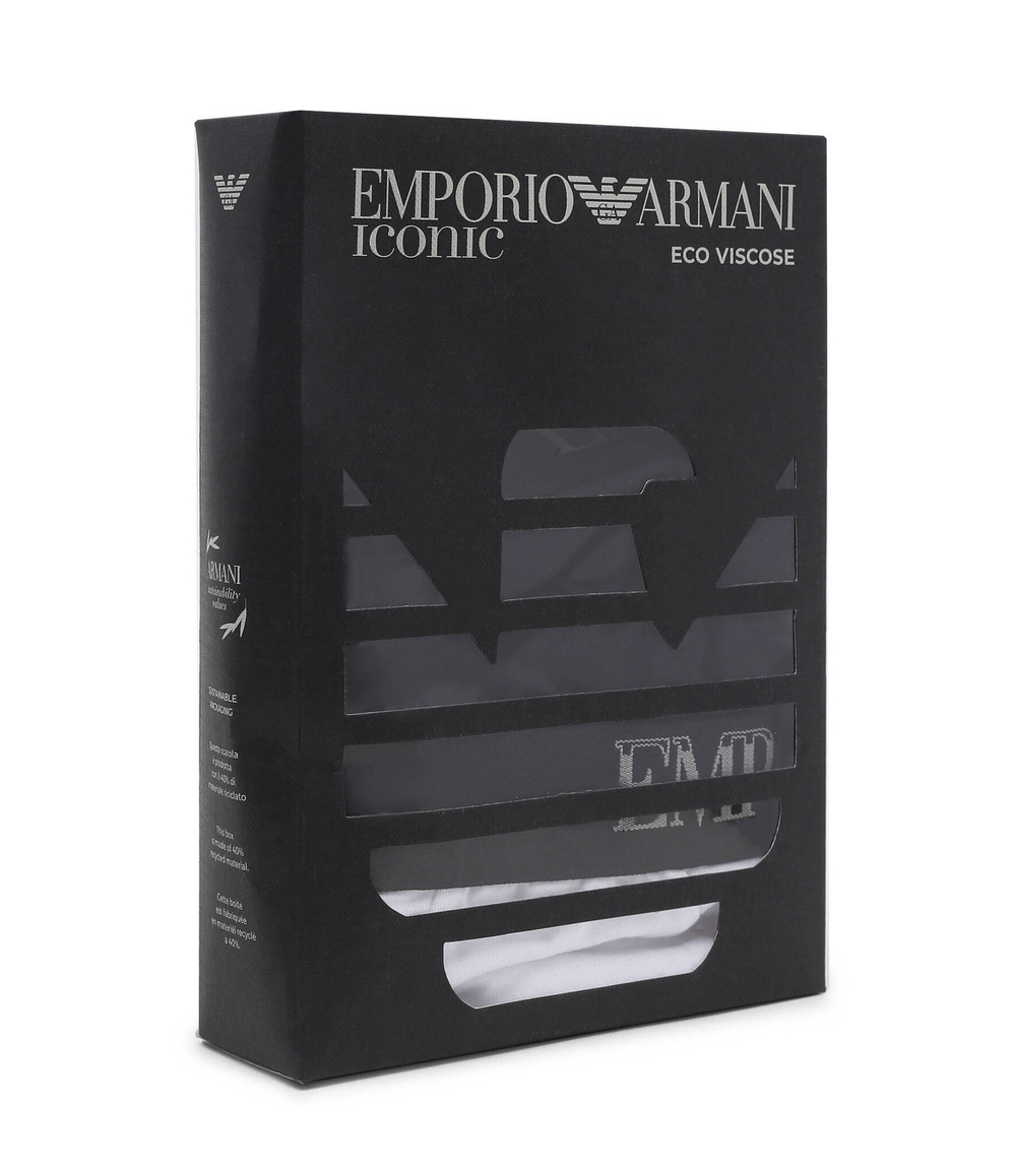 Трусики-боксеры 2шт. Emporio Armani - черный(111210 4R733)