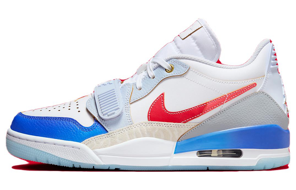 Jordan Legacy 312 Low "White Game Royal University Red"