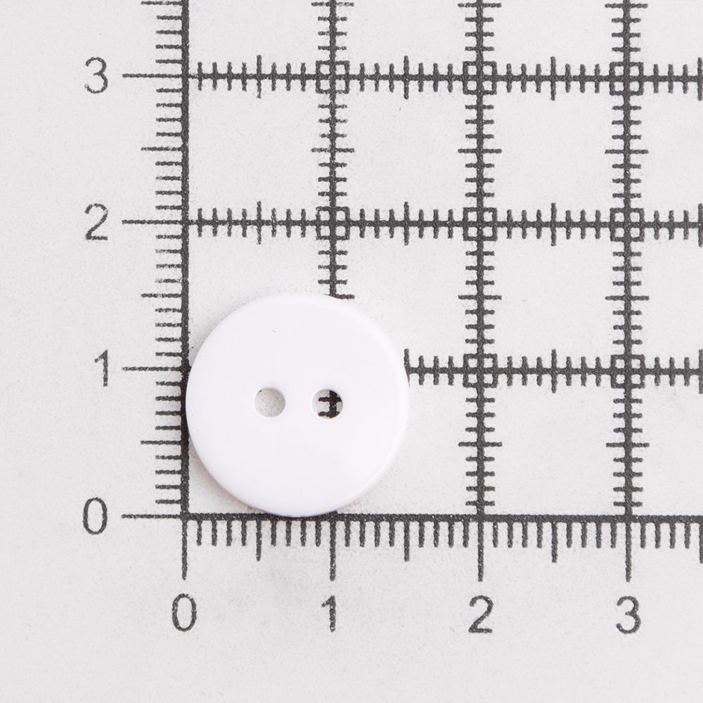 Пуговицы 2 прокола 24L=15 мм, (s.white (белый)), CX-K-22, 144 шт