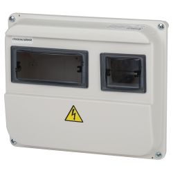 Корпус пластиковый навесной ЭРА ЩУРн-П 1/3 (224х270х110) IP55 белый | Корпуса пластиковые учетно-распределительные