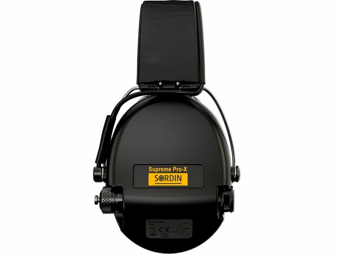 Наушники активные Sordin (MSA) Supreme Pro-X, чёрные, оголовье-кожа (SOR75302-X/L-02-S)