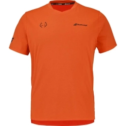 Футболка мужская Babolat Crew Neck Lebron - red orange