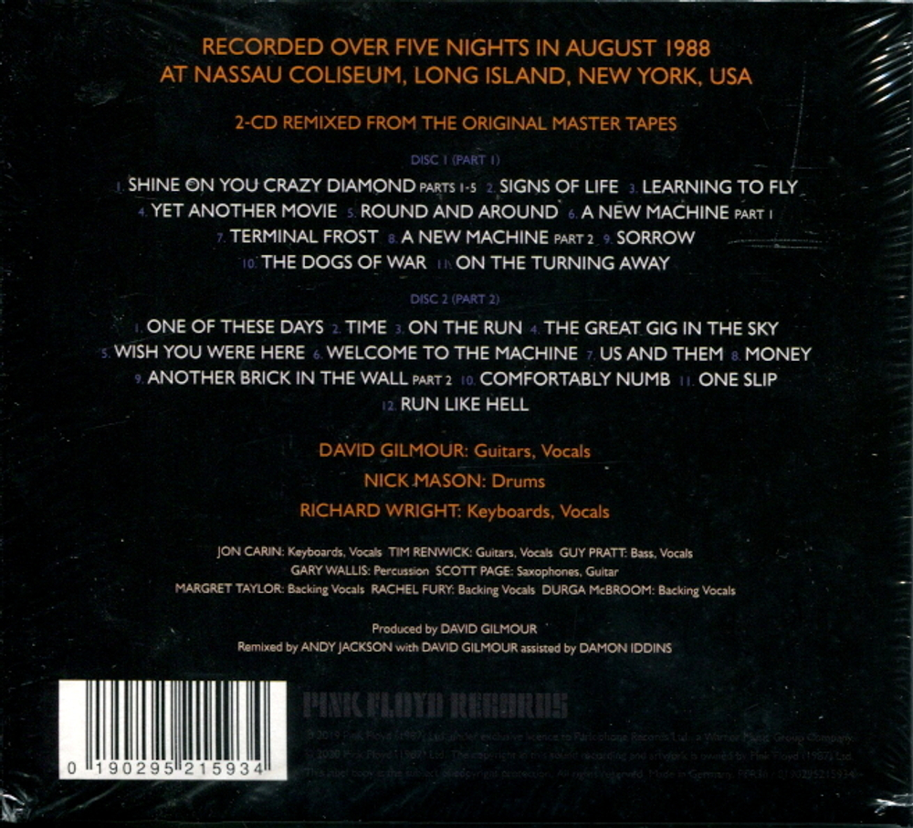 Pink Floyd / Delicate Sound Of Thunder (2CD)