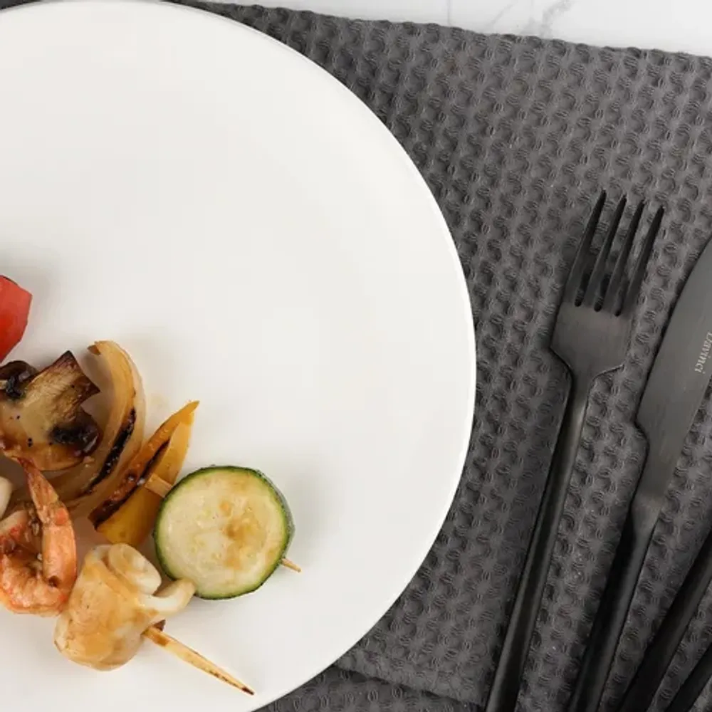 Тарелка d 23 см h2 см без борта белая фарфор P.L. Proff Cuisine [6]