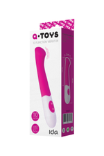 Вибратор розовый A-toys Ida 19 см