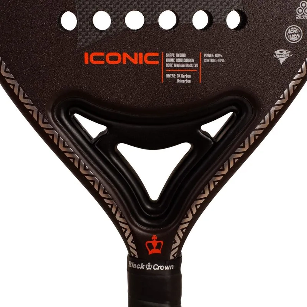 Ракетка для Padel Black Crown Iconic