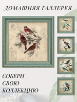 Картина на стену для интерьера на холсте в раме 25*25 см
