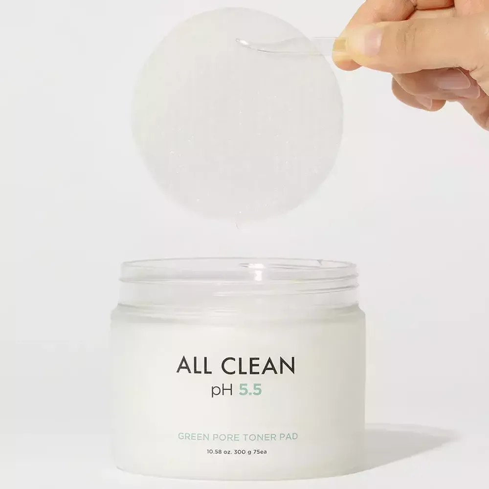 Пэды HEIMISH All Clean pH 5.5 Green Pore Toner Pad