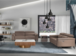 Диван 5319-3P-M9922 /6105 3-х местный с реклайнером