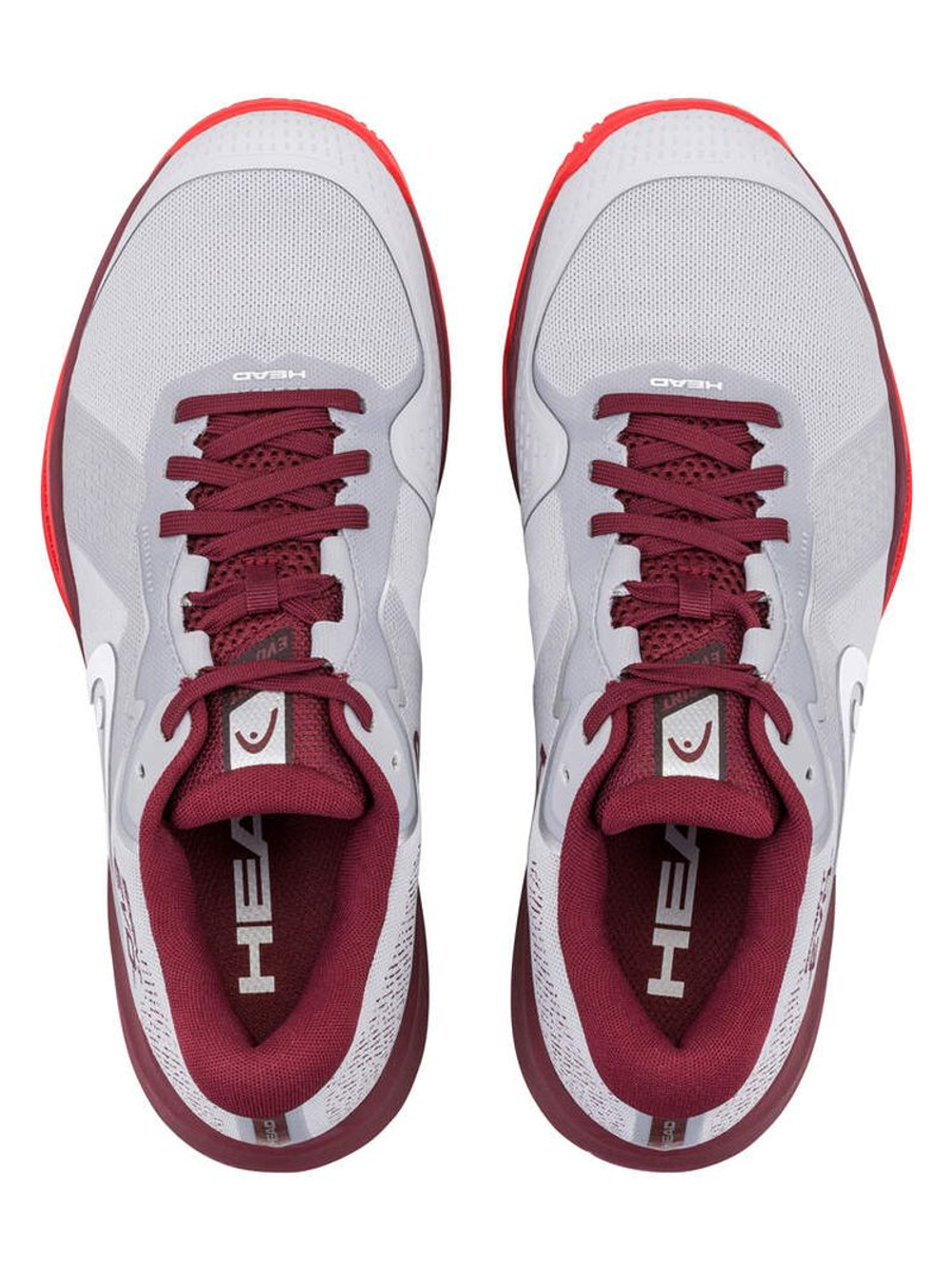 Мужские теннисные кроссовки Head Sprint Evo 4.0 - light grey/red