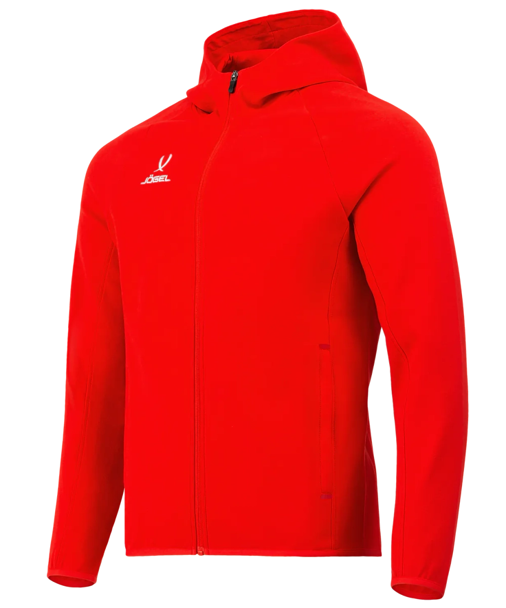 Худи на молнии ESSENTIAL Athlete Hooded FZ Jacket, красный