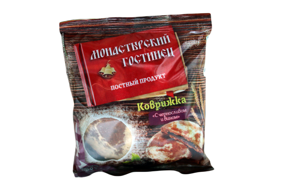 Коврижка с черносливом и вином "Монастырский гостинец" 110г (постный продукт)