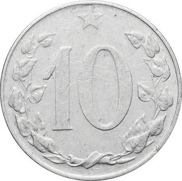 10 геллеров 1958 Чехословакия