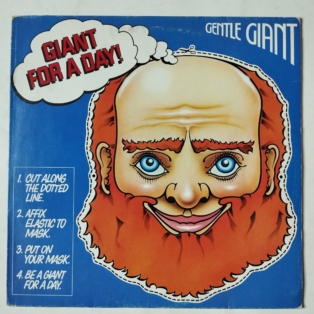Винтажная виниловая пластинка LP Gentle Giant Giant For A Day (Germany 1978)