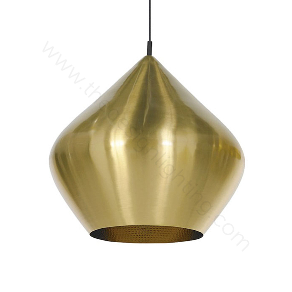 Pendant design lamp  Beat Light Stout by Tom Dixon D52 (Gold)
