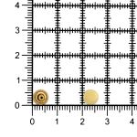Хольнитены (заклёпки) 2-сторонние ⌀6.0 мм, h=6.0 мм, сталь, №0, золото, уп≈2000 шт, New Star