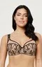 REBECCA BEIGE/BLACK Soft Full Cup Бюст