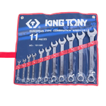 Набор комбинированных ключей, 1/4" - 15/16", 11 предметов KING TONY 1211SR
