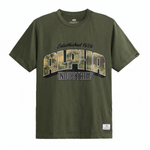 Футболка Alpha Industries Alpha Camo Logo Tee Olive (Зеленый)