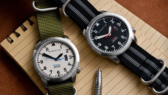 Часы для спорта Momentum Flatline Field 1M-SP18LS7G (нато, сапфир)