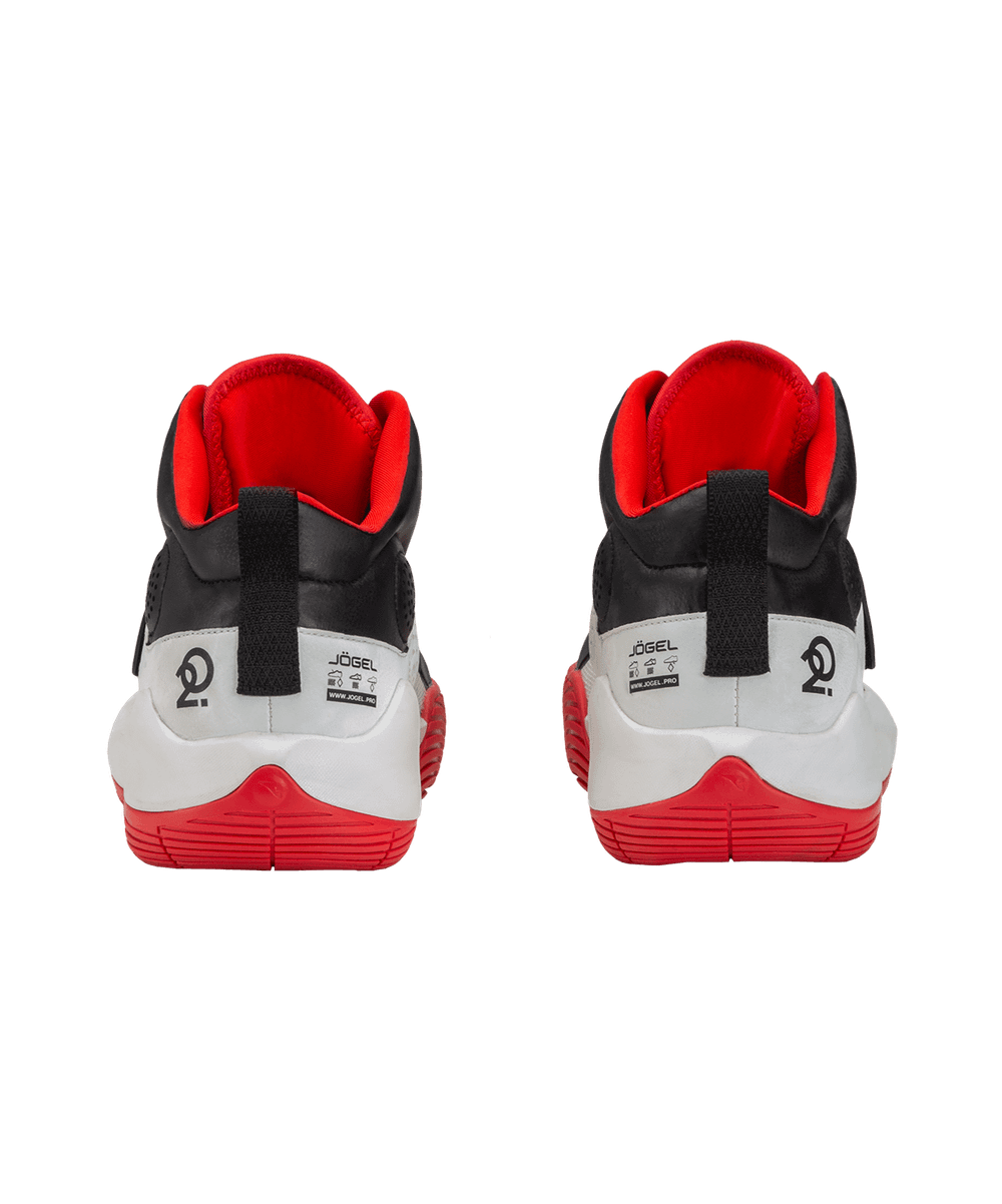 Кроссовки баскетбольные Launch MID, White/black/red