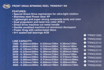 Катушка безынерционная Stinger Trinergy NS 2510 (2500, 8+1BB, мет. шпуля)