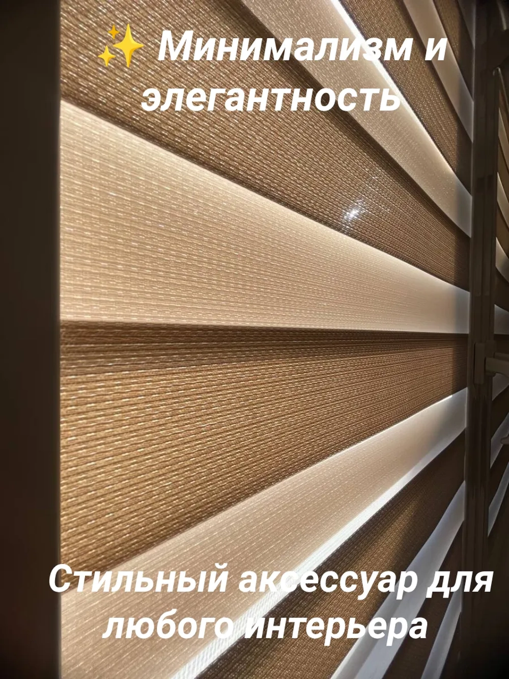 Рулонные шторы День-Ночь 58х140 см