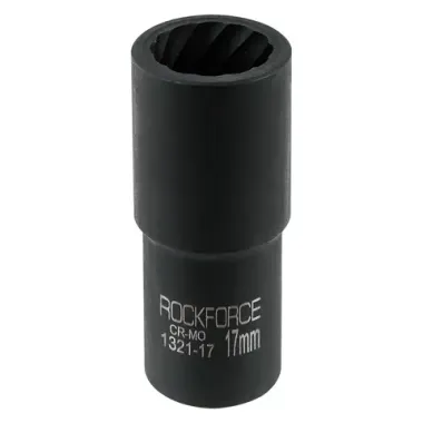 Головка ударная двухсторонняя 1/2'', 17мм (6/12гр.) RockFORCE RF-1321-17