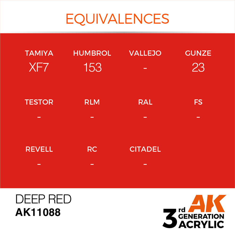 Intense Deep Red