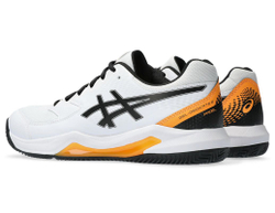 Мужские кроссовки для падела Asics Gel-Dedicate 8 Padel — white/orange pop