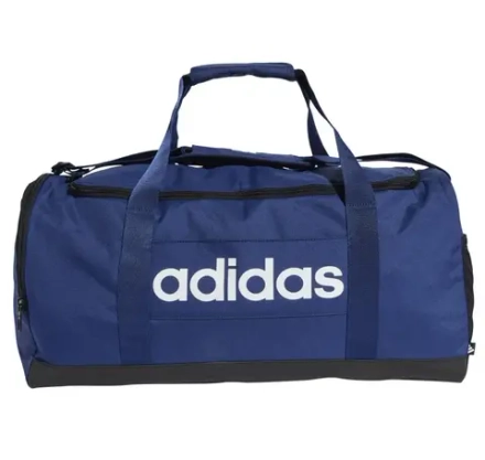 Сумка спортивная Adidas Linear Duffel Medium - dark blue/white