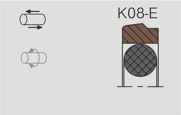 Уплотнение поршня K08E 170x154.9x6.3