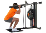 Тренажер для приседаний и жимов (сквот) FluidPowerPRESS Grey