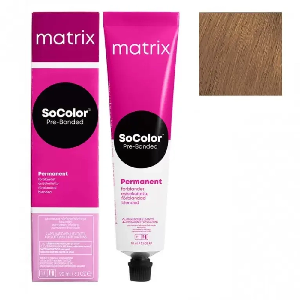 Matrix SoColor Pre-Bonded 7M Блонд мокка Крем-краска для волос, 90мл