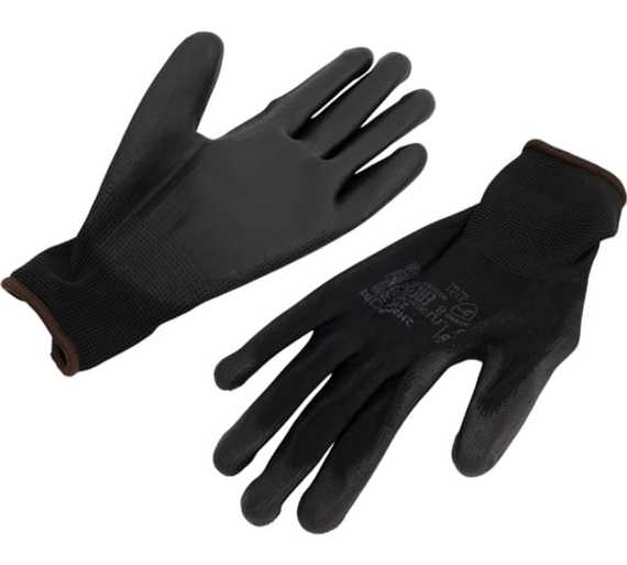 Перчатки нейлон/полиуретан 2Hands 2101BLK